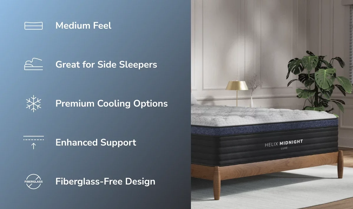 Helix Midnight Luxe Mattress Pros