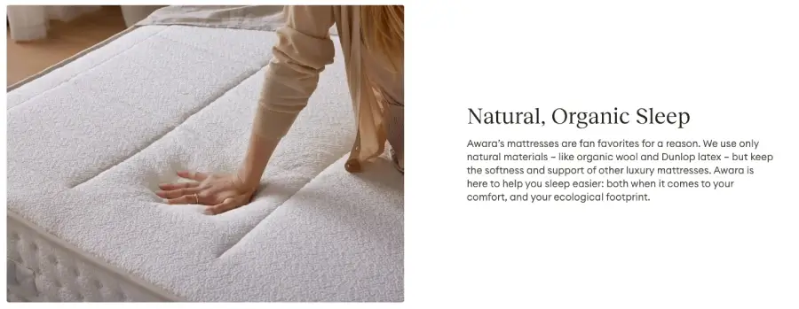 natural organic sleep awara