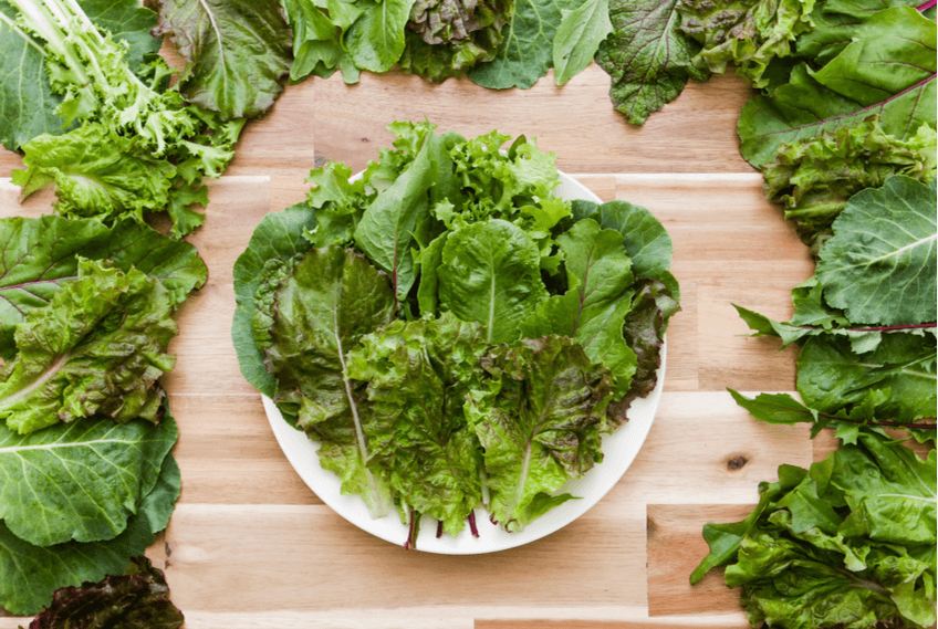 leafy greens - kale