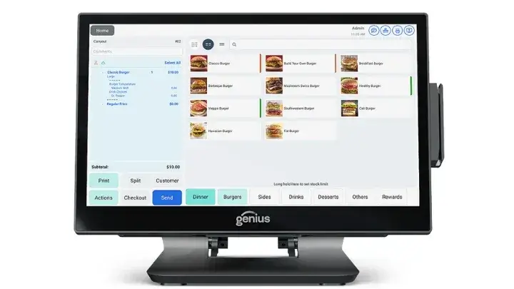 Global Payments Genius countertop POS terminal for enterprise retail payment processing