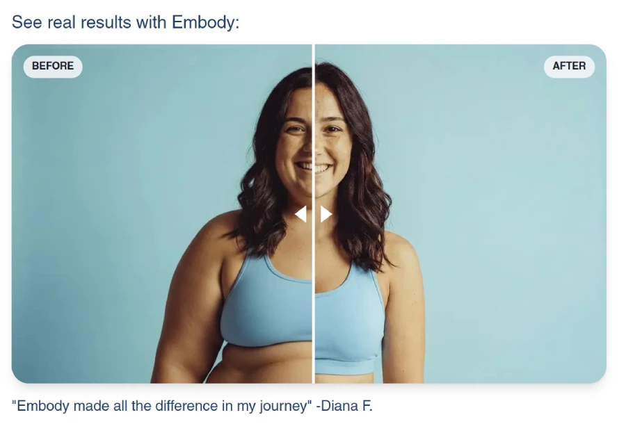 Embody Testimonial