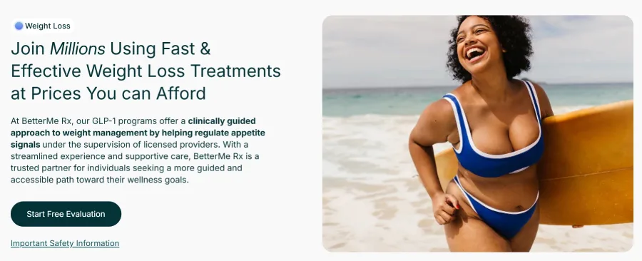 Betterme Rx join millions using fast & effective weight loss treatments