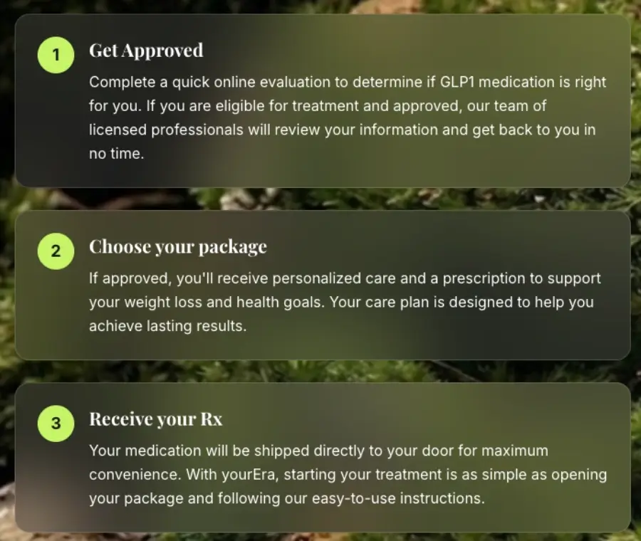 yourera sign up steps