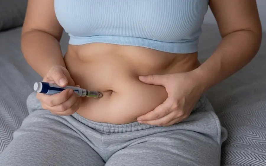 weight loss injection on bed