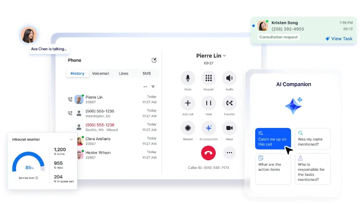 Zoom product and user dashboard