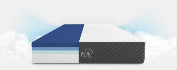 puffy mattress layers