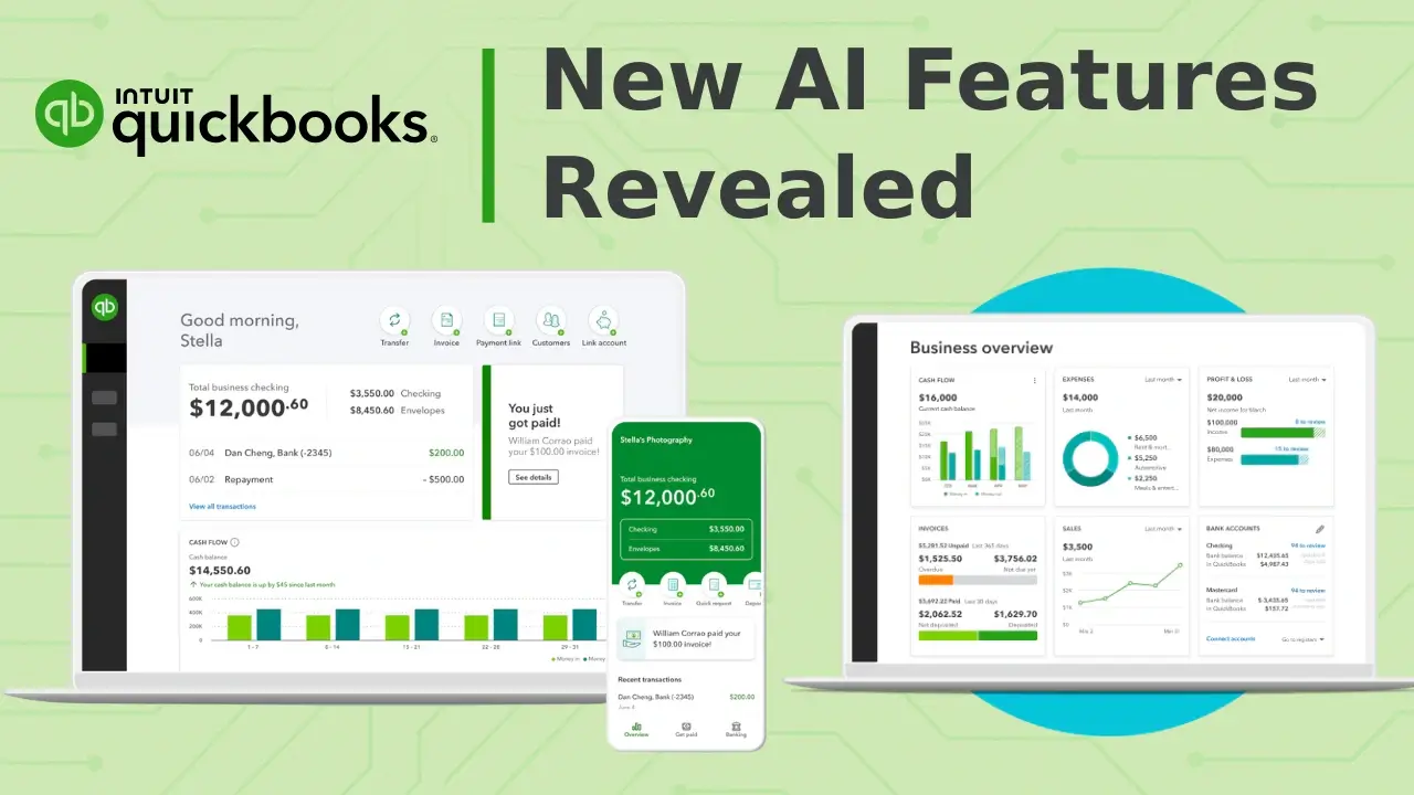 QuickBooks new July AI Feature Update Thumbnail