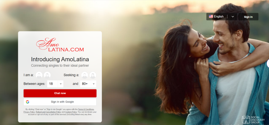 amolatina landing page