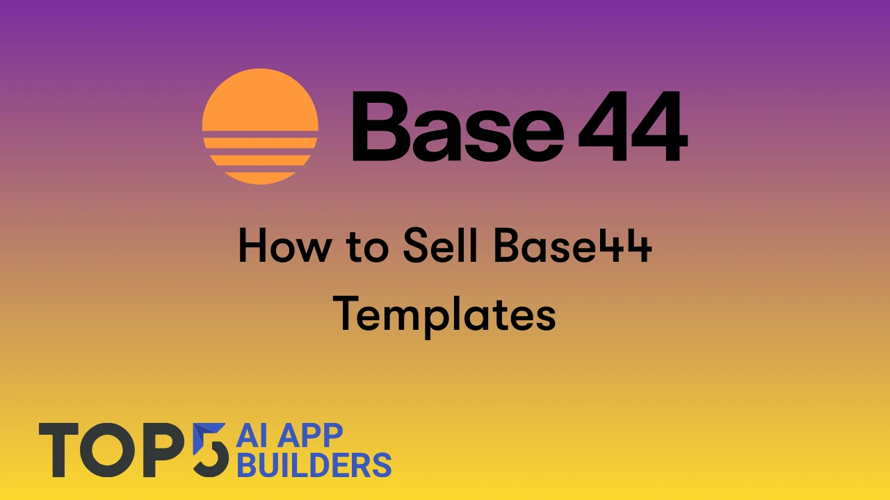 Base44 November Update - Template monetization