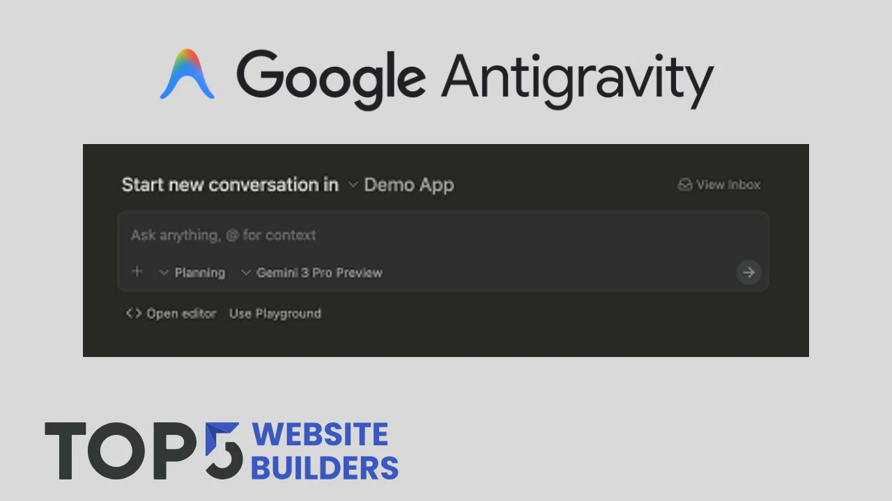 Google AntiGravity Review Article Thumbnail AI App Builders
